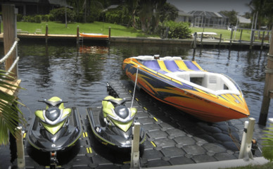 JetDock Floating Combination Boat Lifts 10